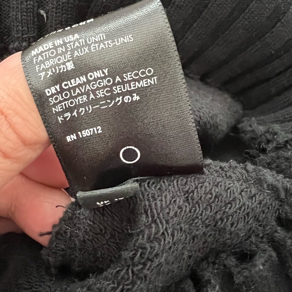 $975 AUTHENTIC AMIRI LOGO ALLIGATOR DISTRESSED SWEATER SWEATSHIRT BLACK SIZE M - Picture 14 of 16